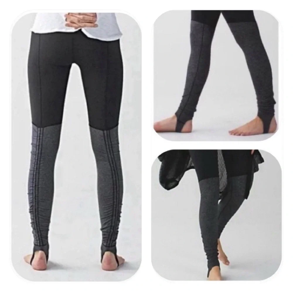 RARE Lululemon size 4 Wunder Under Herringbone Stirrup Legging